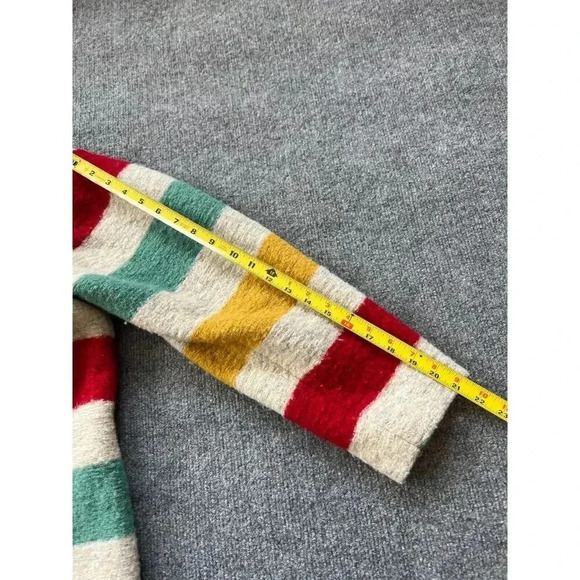 Isabel Marant Etoile Womens Multicolor Gabrie Striped Wool Coat Jacket S… - Picture 14 of 16